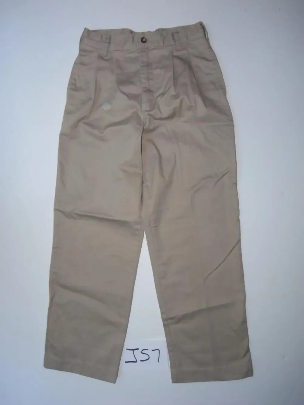 Faded Glory Pants Size 12 Regular Tan Pleated Boys -0317J57